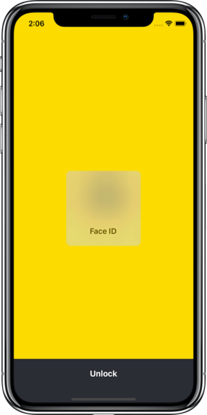 Face ID screenshot